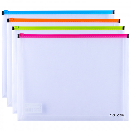 Mape - MAPA PROTECTIE ZIP A4 CU BURDUF DELI