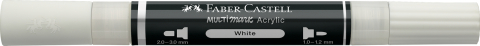 MARKER ACRILIC MULTIMARK CUL. 101 ALB FABER-CASTELL [3]