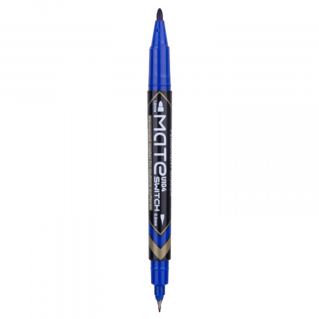 MARKER CD 2 CAPETE 0.5/1MM ALBASTRU DELI [0]