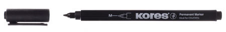 Markere permanente - MARKER CD NEGRU 1.0MM KORES