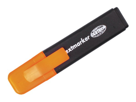 Produse si rechizite scolare - Marker evidentiator text, orange - Centrum 82291