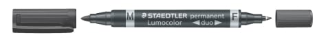 Comunicare si prezentare - MARKER PERM 2 CAPETE F/M 06mm/1.5mm NEGRU