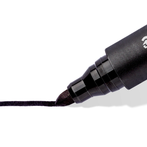 MARKER PERM STAEDTLER, VF ROTUND 2mm NEGRU [2]
