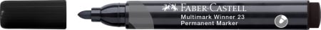 MARKER PERMANENT NEGRU VARF ROTUND MULTIMARK WINNER 23 FABER-CASTELL [1]