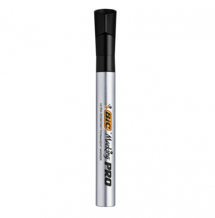 Produse si rechizite scolare - MARKER PERMANENT NEGRU VARF ROTUND PRO INDUSTRIAL BIC