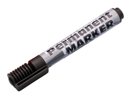 Markere permanente - Marker permanent negru, vf.rotund- Centrum 80466