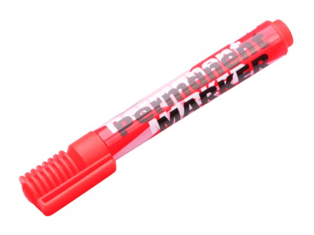 Markere permanente - Marker permanent rosu, vf.rotund- Centrum 80835
