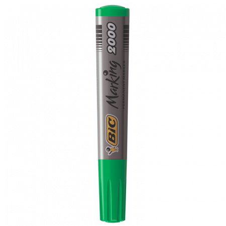 MARKER PERMANENT VERDE VARF ROTUND 2000 BIC [0]