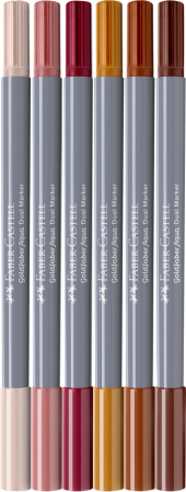 MARKER SOLUBIL 2 CAPETE SET 6 BUC BOHO GOLDFABER FABER-CASTELL [1]