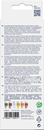 MARKER SOLUBIL 2 CAPETE SET 6 BUC TOSCANA GOLDFABER FABER-CASTELL [1]