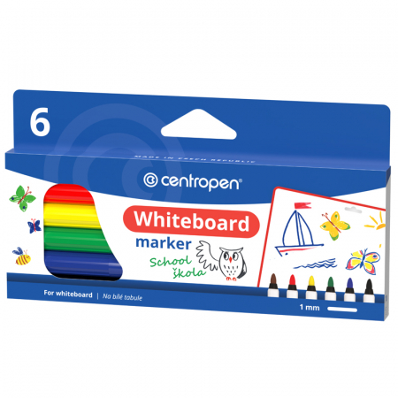 Markere whiteboard - MARKER WHITEBOARD 6/SET 1-2MM 2507 CENTROPEN