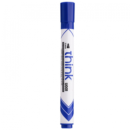 Whiteboard - MARKER WHITEBOARD ALBASTRU 2MM DELI