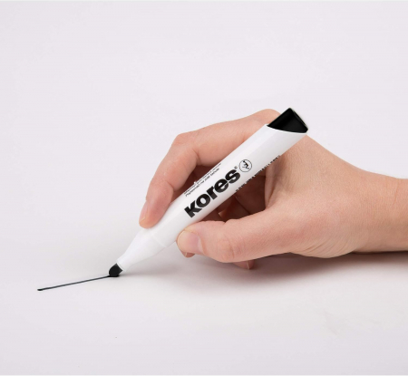 MARKER WHITEBOARD NEGRU 3MM KORES [2]