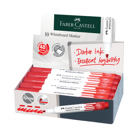 MARKER WHITEBOARD ROSU W20 FABER-CASTELL [2]