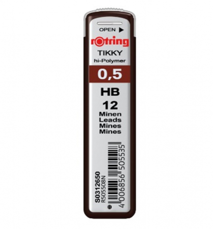 Produse si rechizite scolare - MINA CREION 0.5MM HB ROTRING