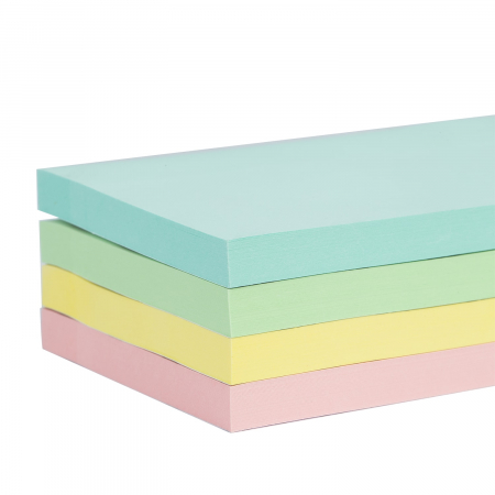 NOTES ADEZIV 76*126MM DIV. CULORI PASTEL POLYBAG DELI [1]