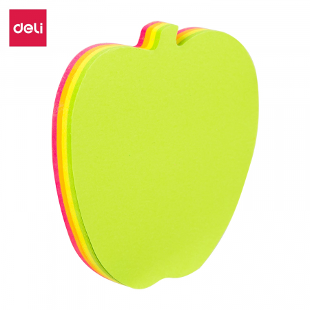 NOTES ADEZIV DIV FORME 76*76MM 4*20 FILE NEON DELI [3]