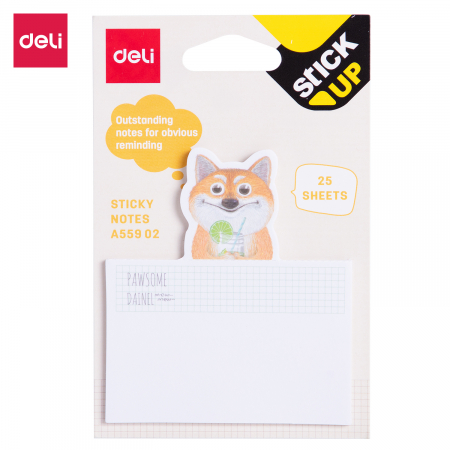 NOTES ADEZIV PISICI/CATEI 75*84MM 25 FILE DELI [2]