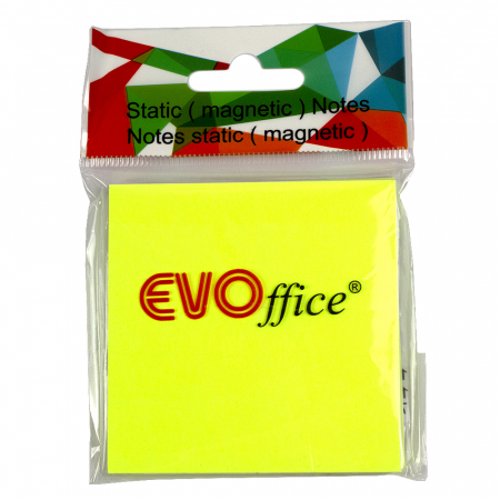 Hartie si articole din hartie - Notes static (magnetic) plastic 75*75 mm, 100 file 