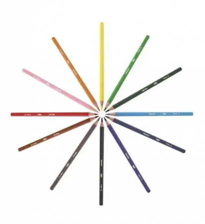 PACHET MIXT CREIOANE COLORATE SI CERATE + CARIOCI BIC [2]