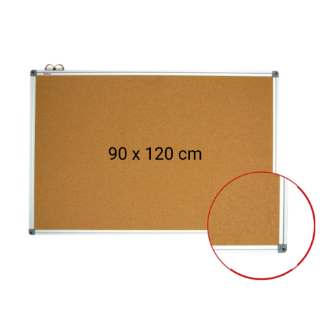 Comunicare si prezentare - Panou pluta cu rama din aluminiu, 90 x 120 cm, Optima