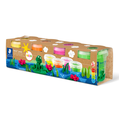 Plastilina - PASTA MODELAJ NEON STAEDTLER  NORIS JUNIOR