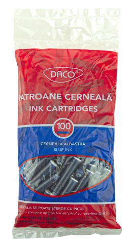Produse si rechizite scolare - PATRON SCURT 100/SET ALBASTRU DACO PA100