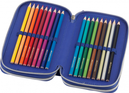 PENAR ECHIPAT 44 PIESE 3 FERMOARE DINOZAUR FABER-CASTELL [2]