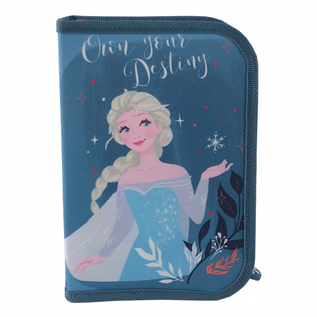 Produse si rechizite scolare - PENAR NEECHIPAT 1 FERMOAR 2 EXTENSII FROZEN ALBASTRU PAL PIGNA