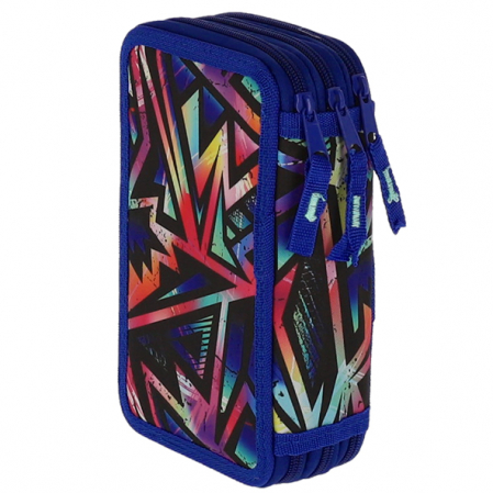 PENAR NEECHIPAT 3 FERMOARE SF GEOMETRIC ALBASTRU PIGNA [1]