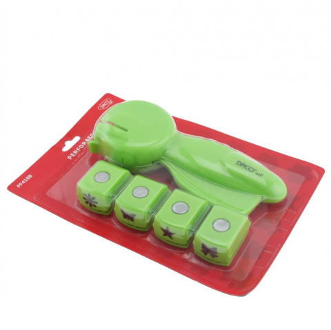 Produse si rechizite scolare - PERFORATOR HOBBY HARTIE SET 4 PF418B DACO