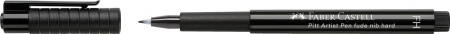 PITT ARTIST PEN FUDE HARD FH NEGRU FABER-CASTELL [1]