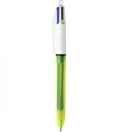 Produse si rechizite scolare - PIX CU MECANISM 4 CULORI FLUO BIC