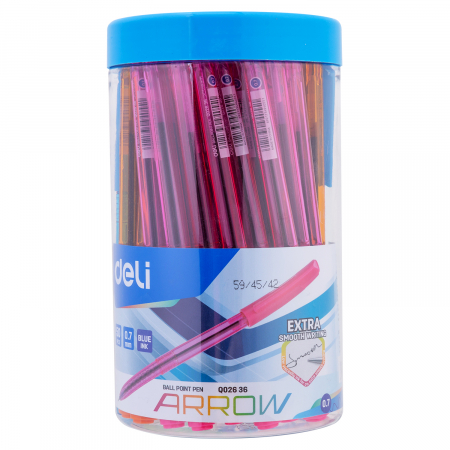 Produse si rechizite scolare - PIX UNICA FOLOSINTA 0.7MM CORP COLOR ALBASTRU BORCAN 50 BUC DELI