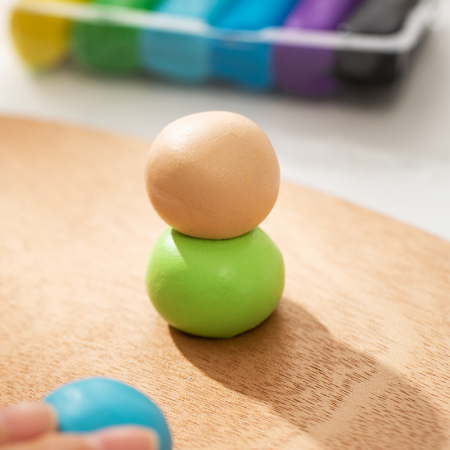 PLASTILINA 6 CULORI 108G POLYBAG DELI [4]