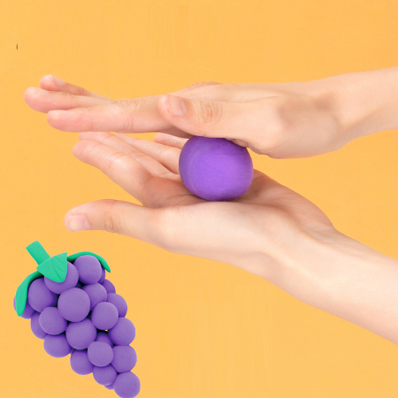 PLASTILINA SOFT CLAY 24 CULORI 144G DELI [4]