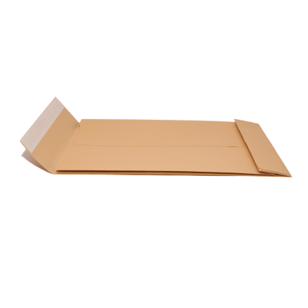 Hartie si articole din hartie - Plic B4 (250*353 mm) kraft, siliconic, cu burduf 5 cm, 130 gr/mp
