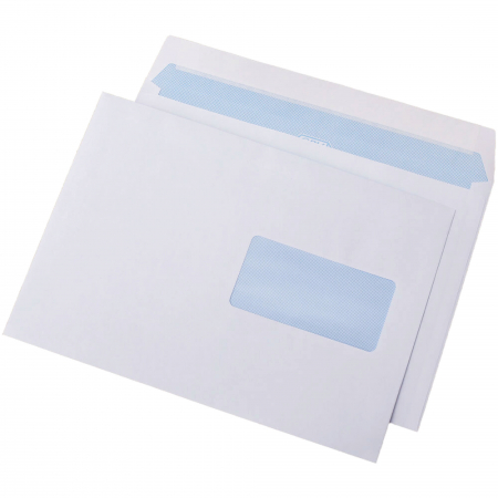 Hartie si articole din hartie - PLIC C5 SILICON FER DR 45*90MM 80G 162*229MM ALB TIP L 500/C GPV