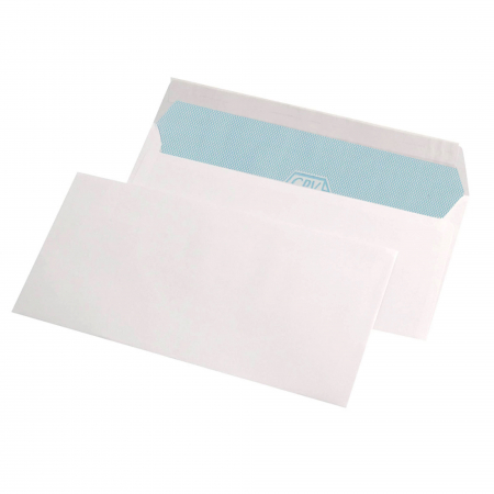 Hartie si articole din hartie - PLIC DL SILICON 80G 110*220MM ALB 1000/C GPV