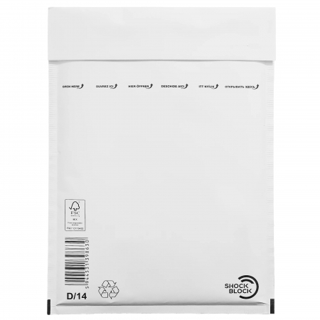 Hartie si articole din hartie - PLIC PERNA AER D/14 EXT-200*275MM/INT-180*265MM ALB 100/ GPV