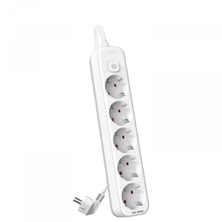 Accesorii IT - PRELUNGITOR 1.8M 5 PRIZE PROTECTIE COPII + INTRERUPATOR DELI