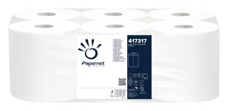 Produse curatenie - PROSOP HARTIE ALB ECO DK 2STR 105M 6/SET PAPERNET