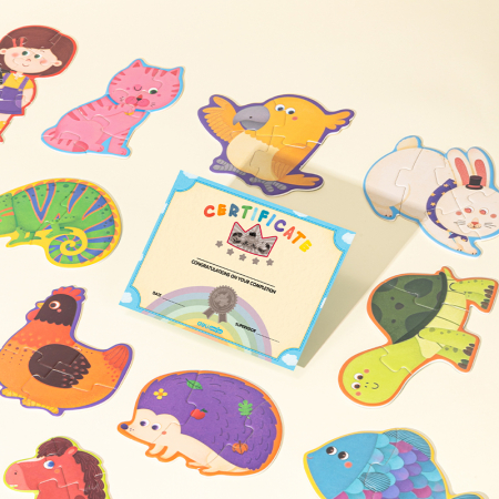 PUZZLE GEANTA CADOU 54 PIESE EFECT LUMINOS FRIENDS 3+  DELI [3]