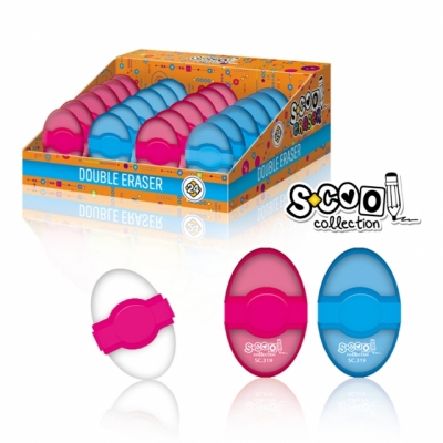 Produse si rechizite scolare - Radiera dubla - S-COOL