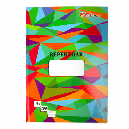 Registru A4 coperti cartonate color, 200 file [1]