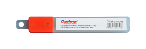 Accesorii de birou - Rezerve cutter 9mm SK5, 10 buc/set, Optima Premium