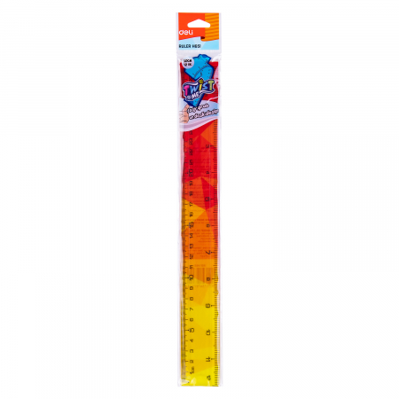 RIGLA 30CM MULTICOLORA FLEXIBILA DELI [2]