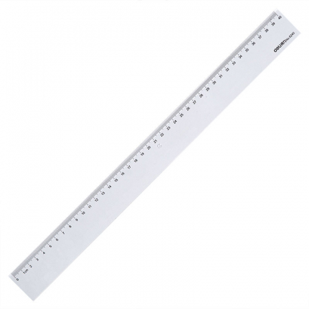 Produse si rechizite scolare - RIGLA 40CM TRANSPARENTA DELI