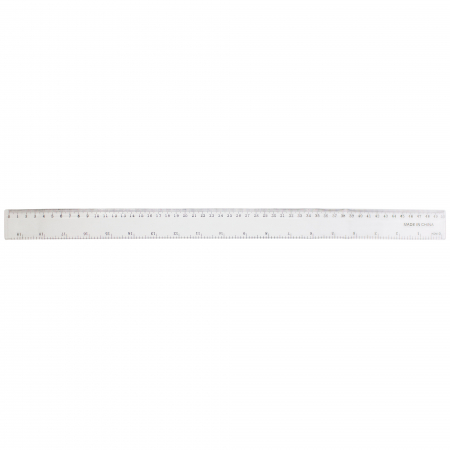 Produse si rechizite scolare - Rigla plastic transparent 50 cm