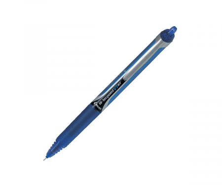 ROLLER 0.7MM V7 ALBASTRU HI-TECPOINT RETRACTABIL PILOT [2]